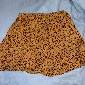 Leopard Print Women's Skirt